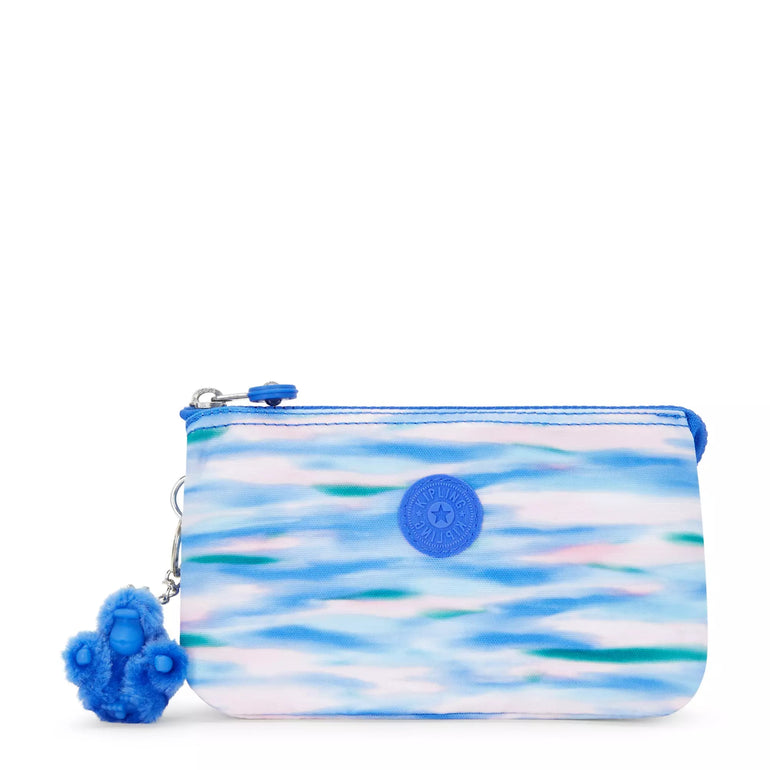 Kipling Creativity Grande pochette imprimée - Diluted Blue