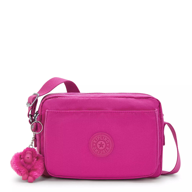 Kipling Abanu Sac à bandoulière moyen - Glowing Fuchsia