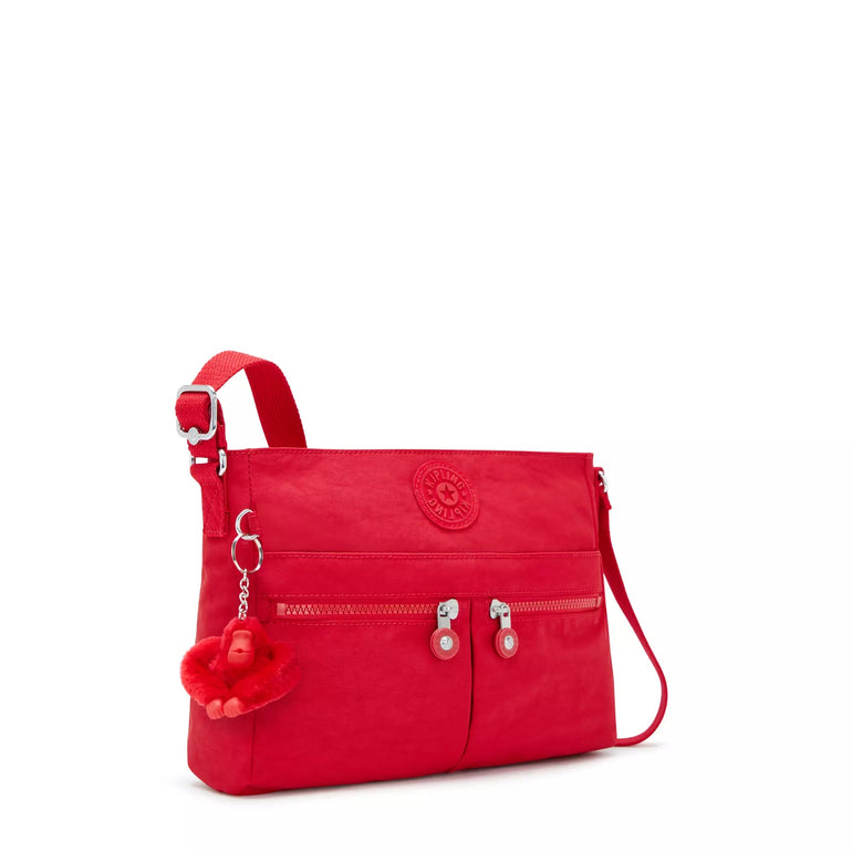 Kipling Angie Sac à Bandoulière - Rouge