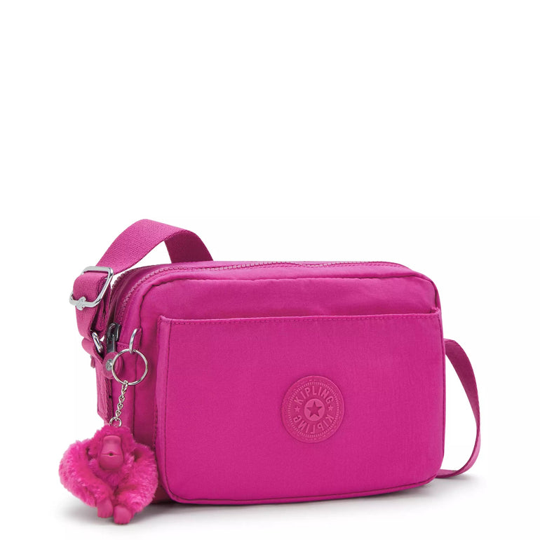 Kipling Abanu Sac à bandoulière moyen - Glowing Fuchsia