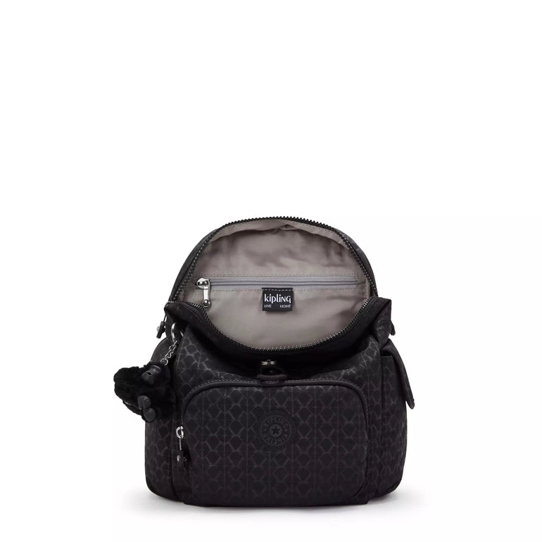 Kipling City Pack Mini Printed Backpack - Signature Embossed