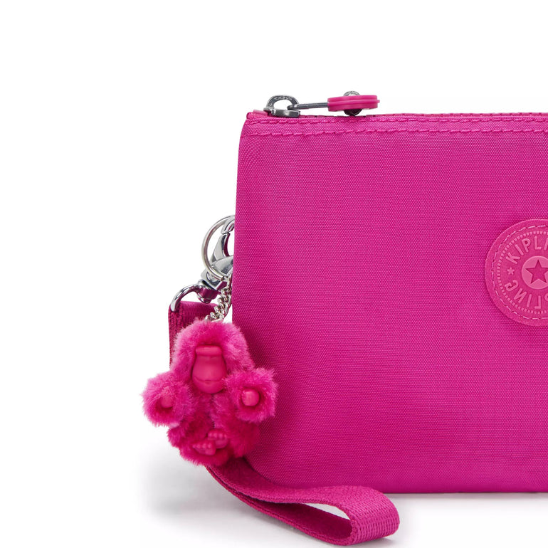 Kipling Creativity Portefeuille de poignet extra grand - Glowing Fuchsia