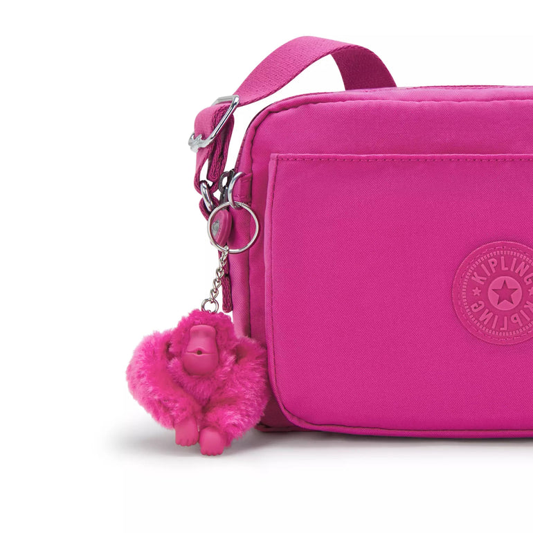 Kipling Abanu Sac à bandoulière moyen - Glowing Fuchsia