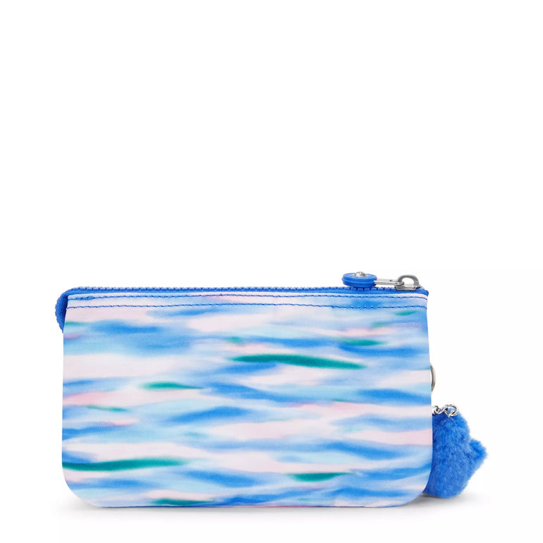 Kipling Creativity Grande pochette imprimée - Diluted Blue