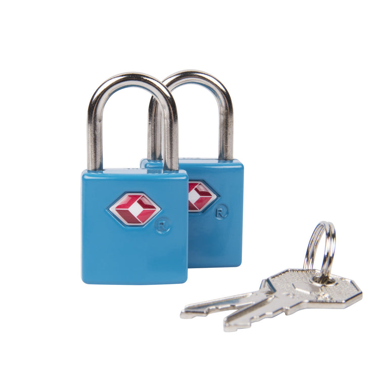 Travelon Set of 2 TSA Accepted Padlocks - Blue