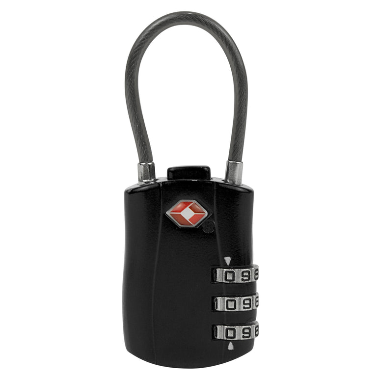 Travelon TSA Accepted Cable Lock - Black