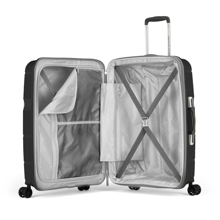 American Tourister Linex Grande valise à roulettes pivotantes extensible