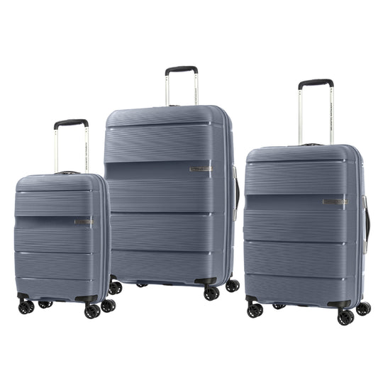 American Tourister Linex Ensemble de valises à roulettes pivotantes 3 pièces