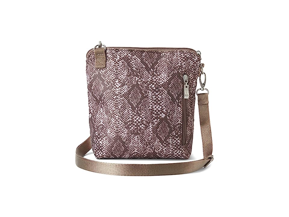 Baggallini Modern Pocket Crossbody - Tan Python