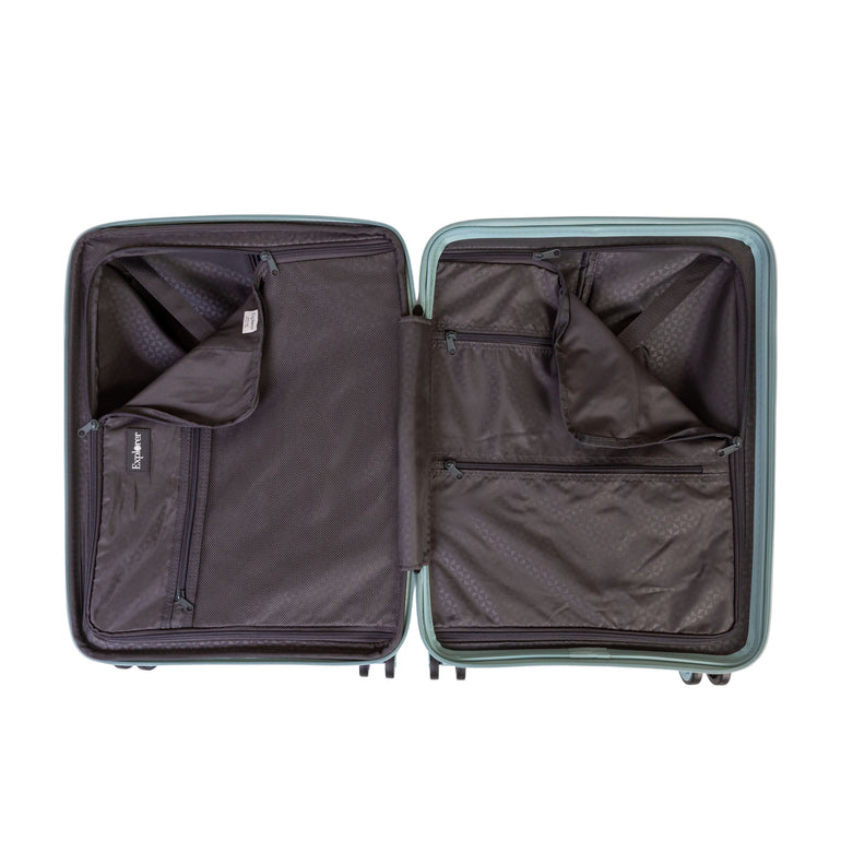 Explorer Breeze ensemble de 2 valises extensibles anti-vol (taille cabine et moyenne)