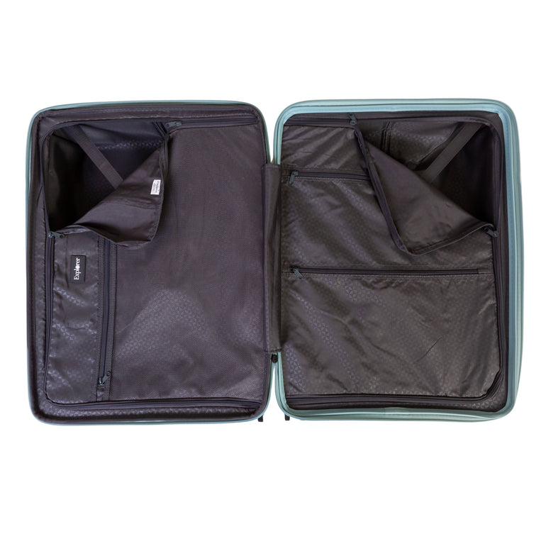 Explorer Breeze ensemble de 2 valises extensibles anti-vol (taille cabine et moyenne)