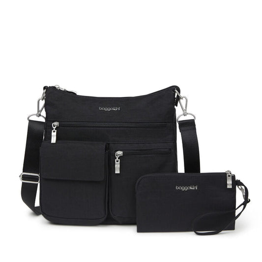 Baggallini Modern Everywhere Slim Crossbody - Black