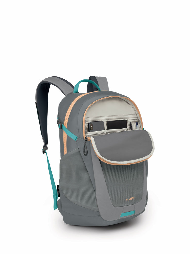 Osprey Flare 27 Backpack - Medium Grey/Coal Grey