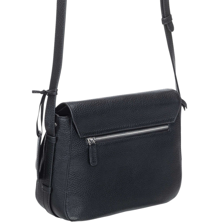 Mancini Pebbled Amy Sac bandoulière en cuir