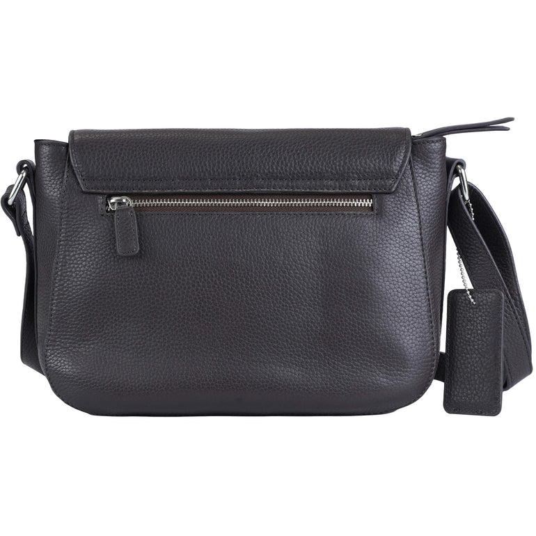 Mancini Pebbled Amy Sac bandoulière en cuir