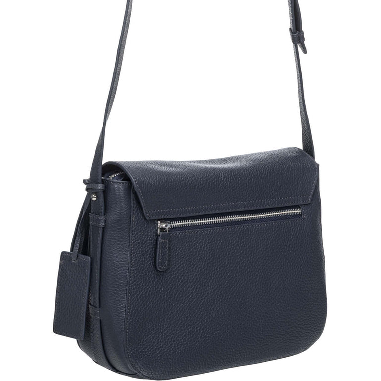 Mancini Pebbled Amy Sac bandoulière en cuir