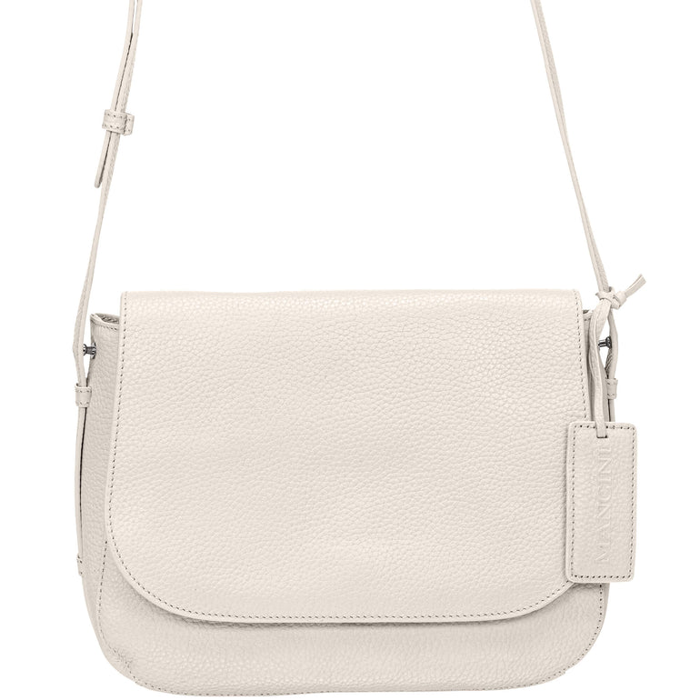 Mancini Pebbled Amy Sac bandoulière en cuir