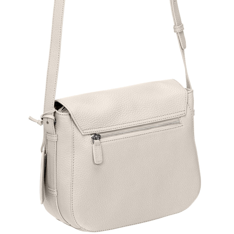 Mancini Pebbled Amy Sac bandoulière en cuir