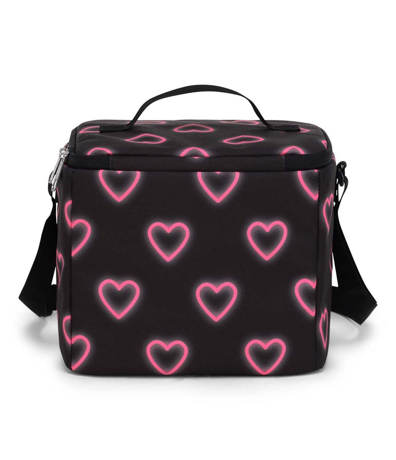 JanSport Super Snack Sac à lunch - Happy Hearts Black