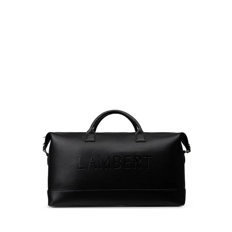 Lambert Le June - Sac de voyage fourre-tout en cuir vegan noir