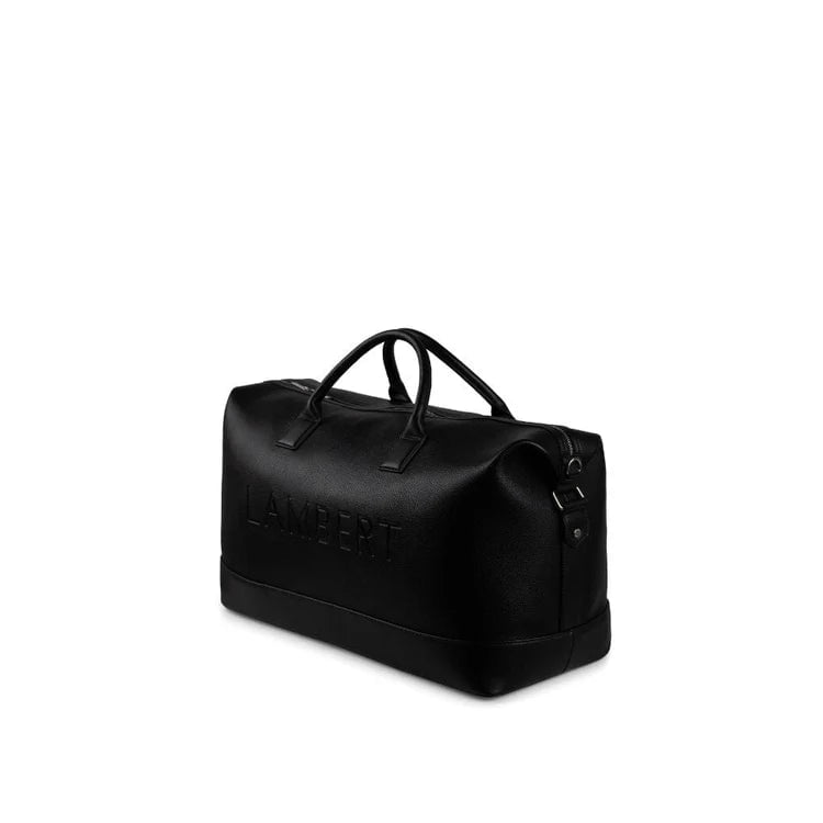 Lambert Le June - Sac de voyage fourre-tout en cuir vegan noir