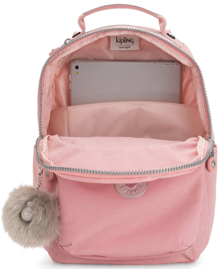 Kipling Seoul Petit Sac à Dos pour Tablette - Bridal Rose