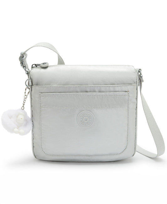 Kipling Sebastian Sac à bandoulière métallique - New Bright Metallic