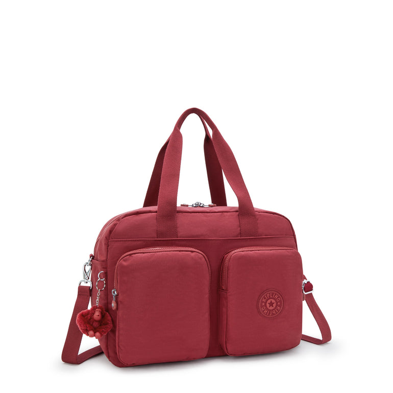 Kipling Defea Très grand sac de voyage de fin de semaine - Funky Red