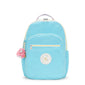 Kipling Seoul Grand Sac à Dos avec Compartiment pour Ordinateur - Blue Sea Mix