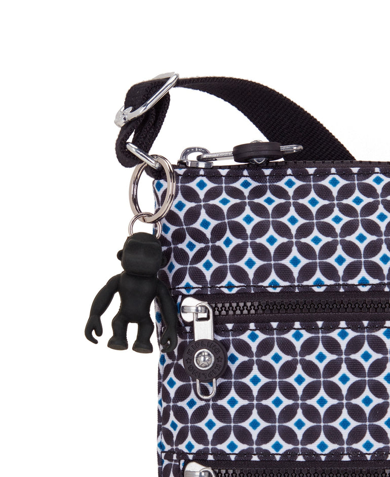 Kipling Keiko Sac bandoulière imprimé mini - Blackish Tile