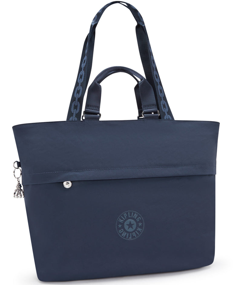 Kipling Charleen Satin Sac fourre-tout pour ordinateur portable 15 po - Endless Blue F24