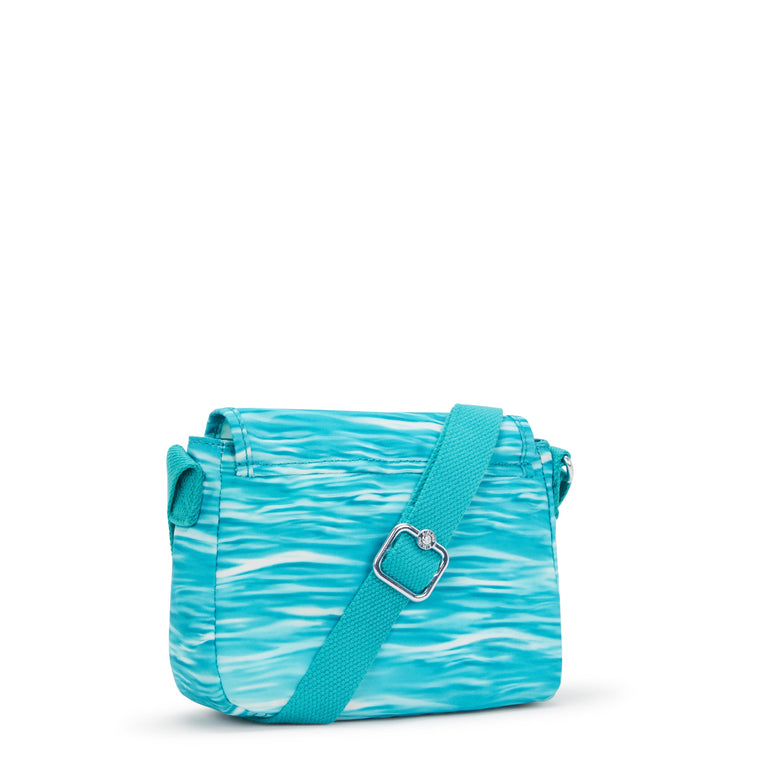 Kipling Sabian Sac bandoulière mini imprimé - Aqua Pool