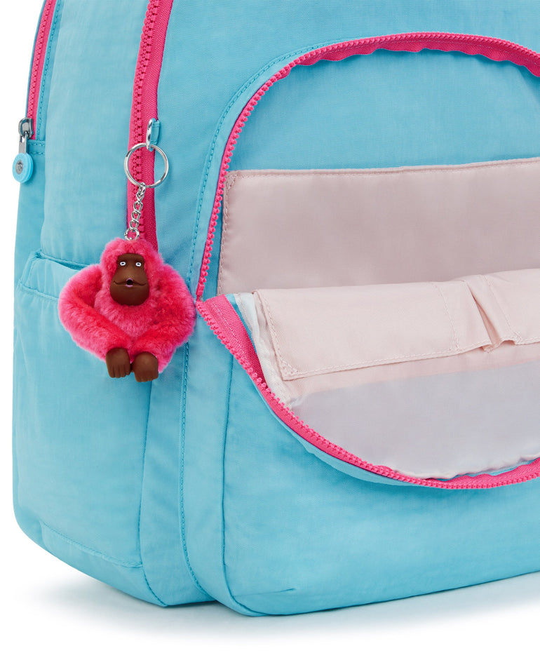 Kipling Seoul Très Grand Sac à Dos pour Ordinateur de 17" - Blue Sea Combo