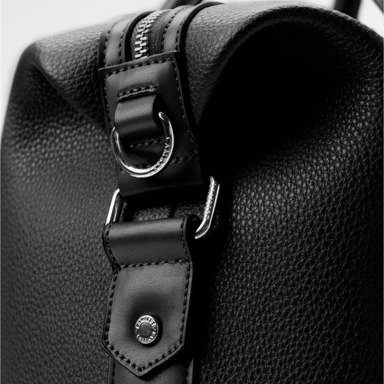 Lambert Le Mae - Petit sac de voyage en cuir vegan noir