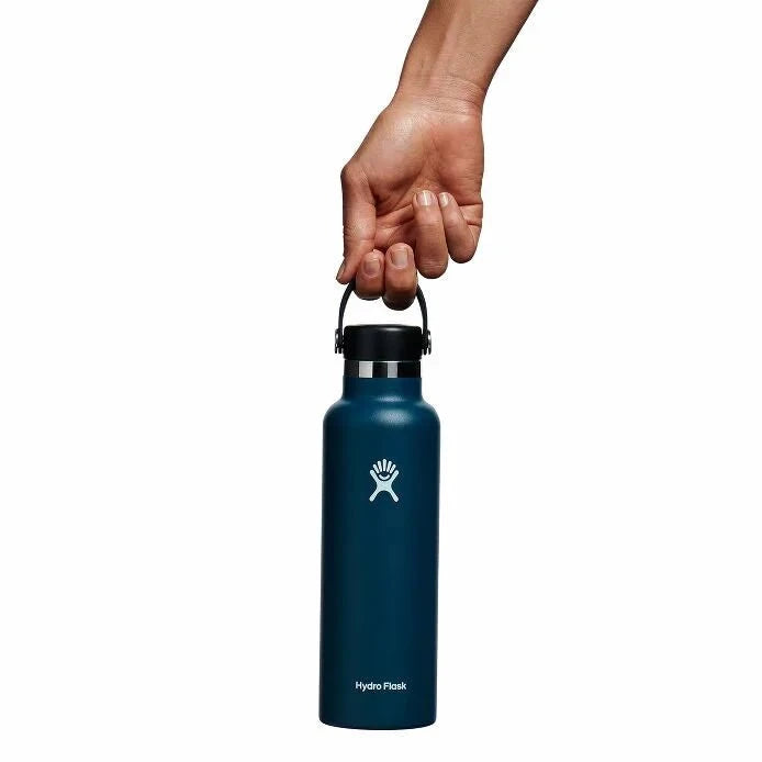 Hydro Flask 21oz Bouteille d'eau avec capuchon à paille flexible standard