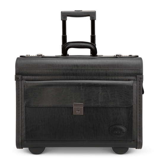 Nextech Valise catalogue roulante en similicuir