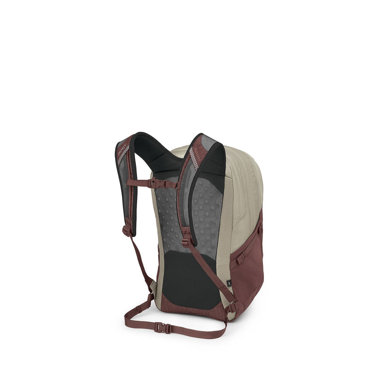 Osprey Comet 30 Everyday Backpack - Sawdust Tan/Raisin Red