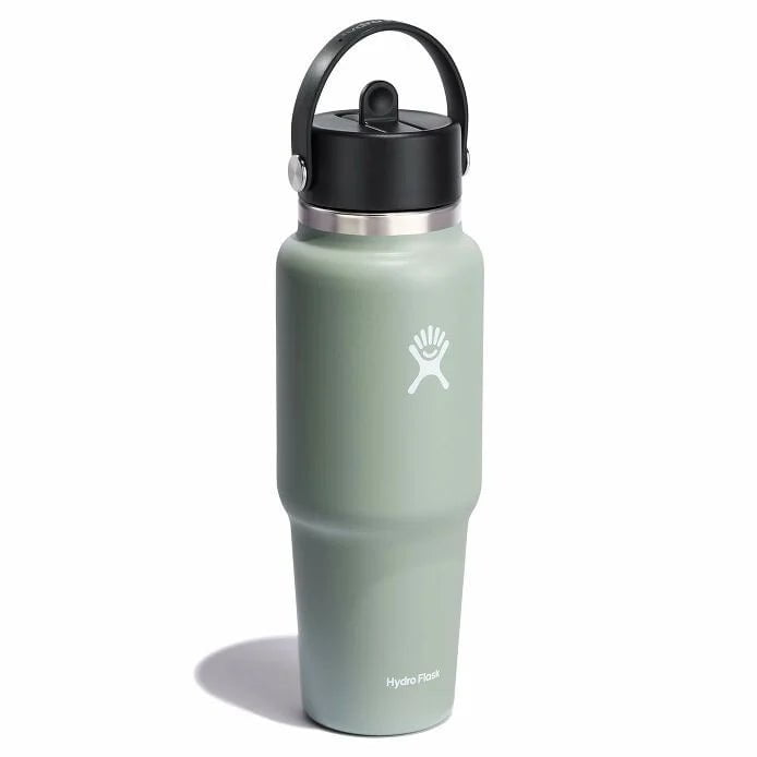 Hydro Flask 32oz Bouteille de voyage avec capuchon à paille flexible à large ouverture