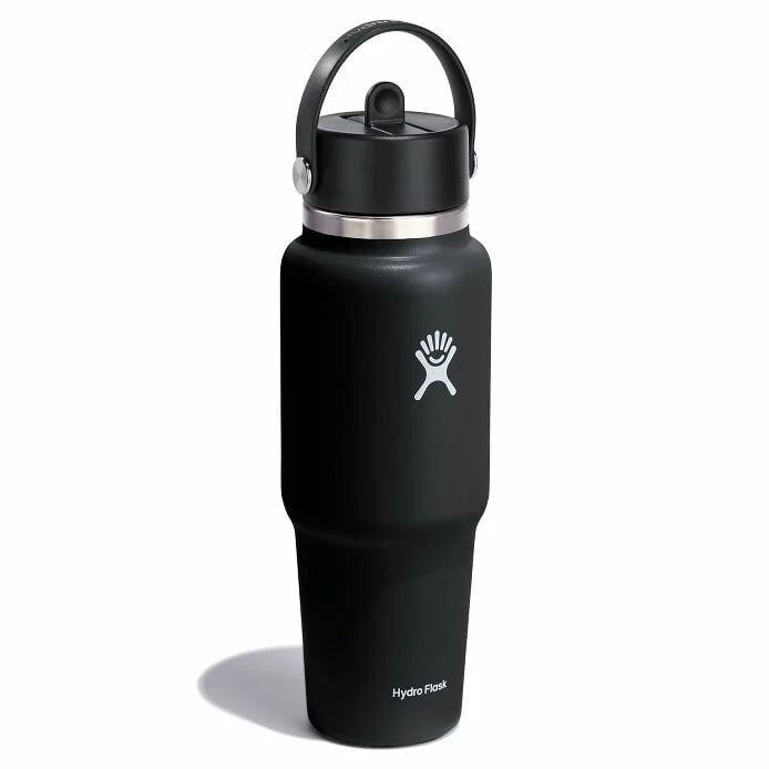 Hydro Flask 32oz Bouteille de voyage avec capuchon à paille flexible à large ouverture