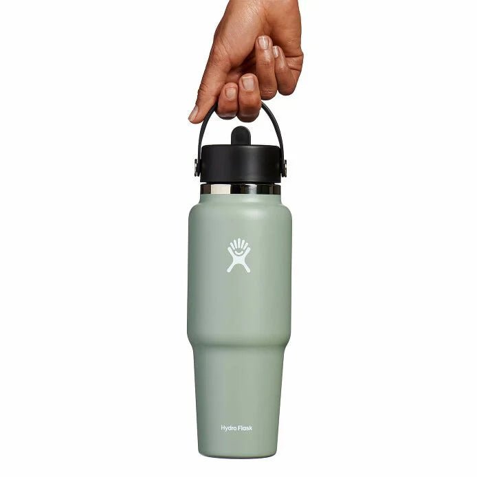 Hydro Flask 32oz Bouteille de voyage avec capuchon à paille flexible à large ouverture