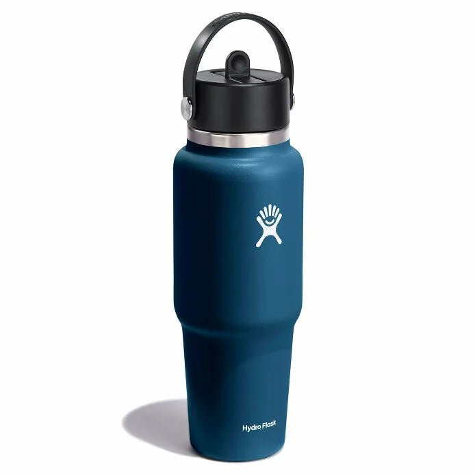 Hydro Flask 32oz Bouteille de voyage avec capuchon à paille flexible à large ouverture