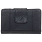 Mancini PEBBLE RFID Medium Clutch Wallet - Black