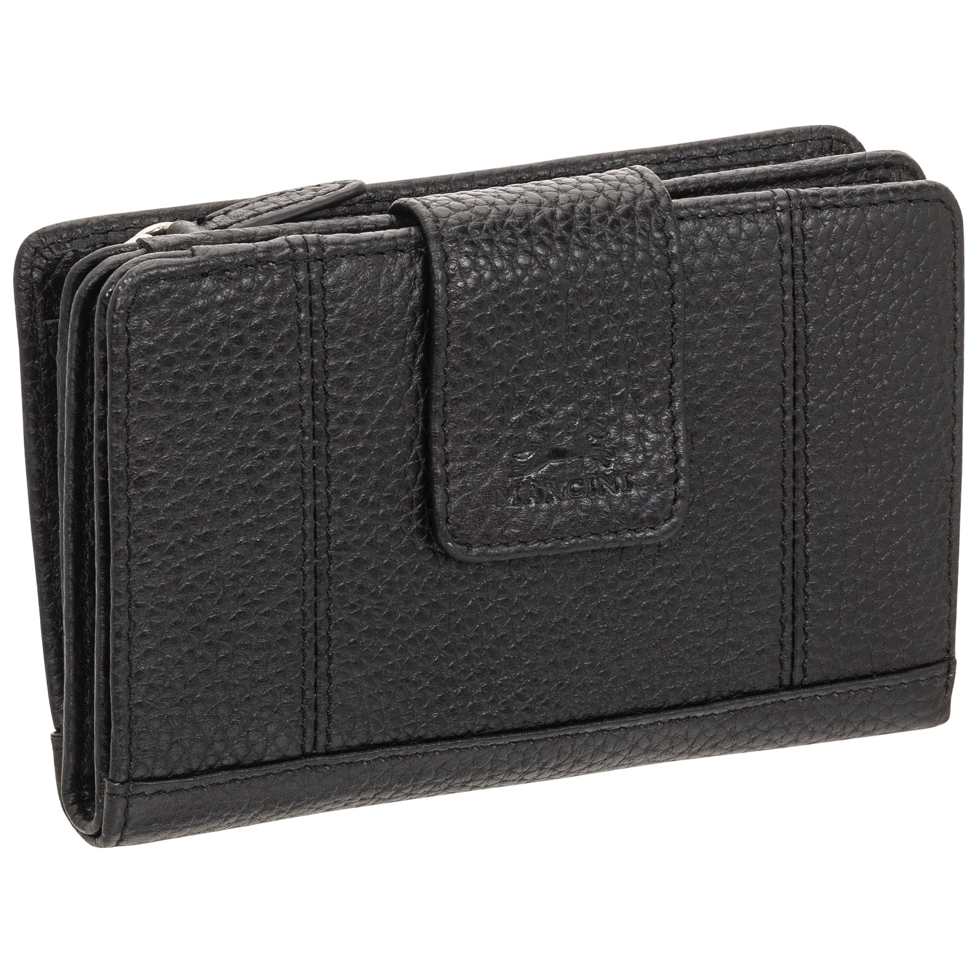 Mancini PEBBLE RFID Medium Clutch Wallet