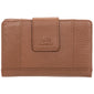 Mancini PEBBLE RFID Medium Clutch Wallet - Camel