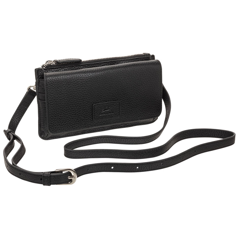 Mancini PEBBLE RFID Crossbody Wallet