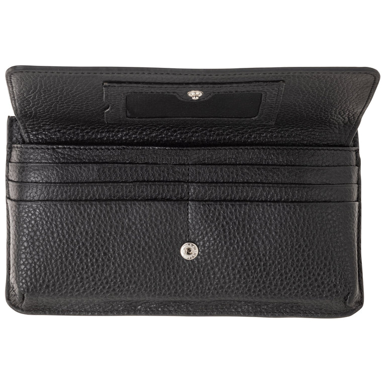 Mancini PEBBLE RFID Crossbody Wallet