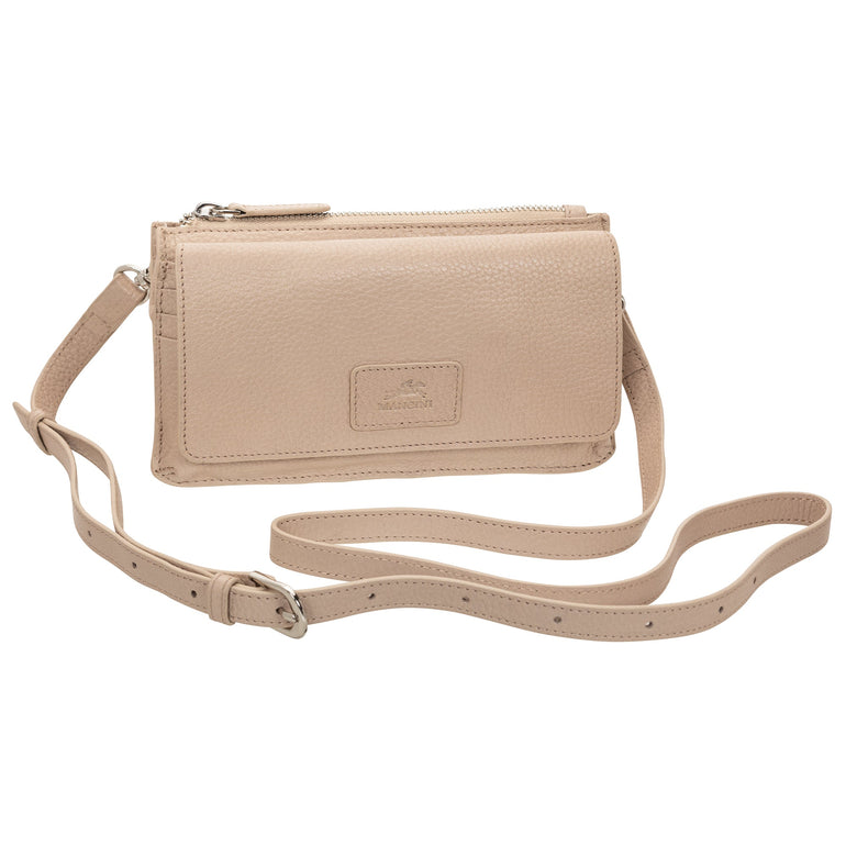 Mancini PEBBLE RFID Crossbody Wallet