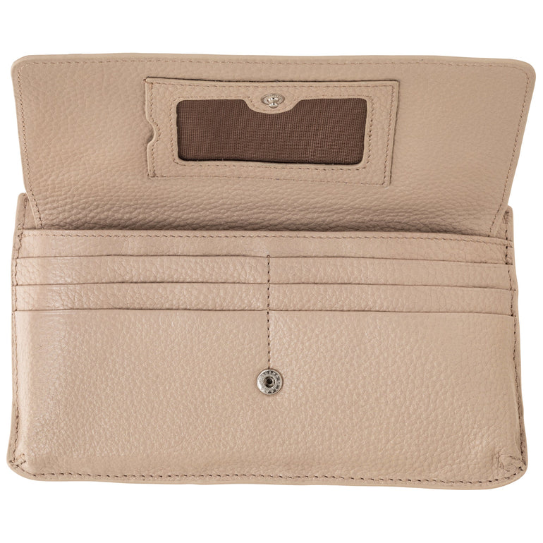 Mancini PEBBLE RFID Crossbody Wallet