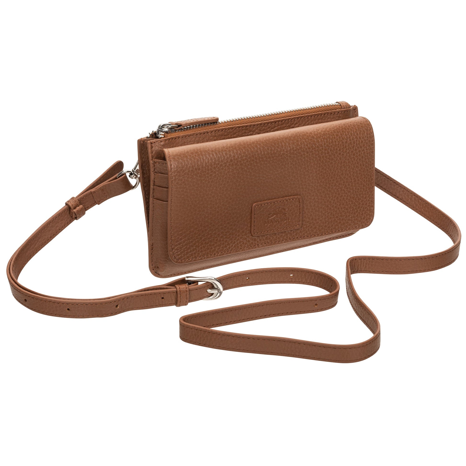 Mancini PEBBLE RFID Crossbody Wallet