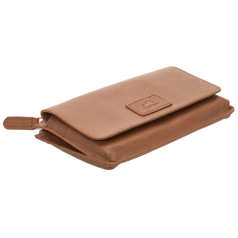 Mancini PEBBLE RFID Crossbody Wallet